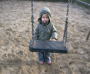 Josefina im Januar 2007 auf dem Spielplatz